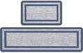 Mattitude Kitchen Mats Set of 2,Cushioned Anti-Fatigue Non-Skid Rug Sets by Mattitude