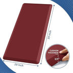 0.8" Thick Kitchen Mat Cushioned Anti Fatigue Rug Comfort Floor Mats - Image 2