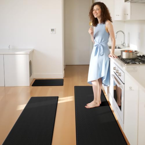 KitchenClouds Kitchen Mats for Floor,3PCS Cushioned Soft Kitchen Rugs - Image 3