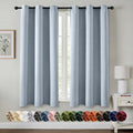 MIULEE Blackout Curtains for Bedroom 2 Panels 40 x 54 Inch Long Light Blue by MIULEE