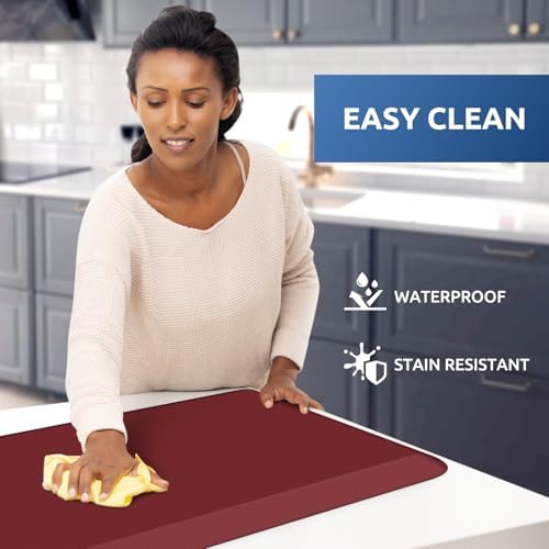 0.8" Thick Kitchen Mat Cushioned Anti Fatigue Rug Comfort Floor Mats - Image 3