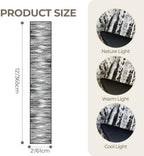 2x12 Runner Rug Non Slip,Washable Hallway Runner Rug,Black - Image 2
