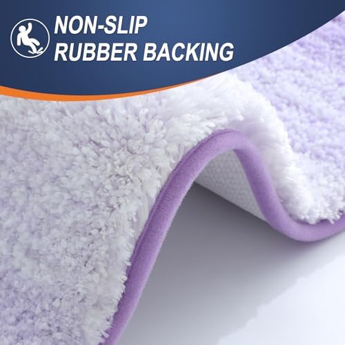 OLANLY Bathroom Runner Rug 47x20, Extra Soft Absorbent Microfiber Bath Rugs - Image 5