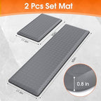 TranquilRelax 4/5 Inch Cushioned Anti Fatigue Kitchen Mats for Floor, Grey - Image 2