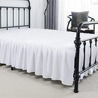 Bed Skirt King Size Ruffled Bed Skirt with Split Corners - Image 6