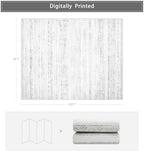 8x10 Washable Area Rugs for Living Room,Bedroom,Dining Room- Morocco Gray - Image 2