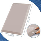 KitchenClouds Kitchen Mat Cushioned Anti Fatigue Kitchen Rug 0.8inch Waterproof Non Slip Kitchen Rugs and Mats Standing Desk Mat Comfort Floor Mats for Kitchen Sink Office (17.3"x28",Khaki) - Image 2