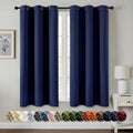 MIULEE Blackout Curtains for Bedroom 2 Panels 40 x 68 Inch Long Navy Blue by MIULEE