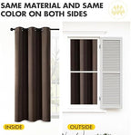 MIULEE Blackout Curtains for Bedroom 2 Panels 40"x63" Long Chocolate Brown - Image 7