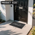 Yimobra Artificial Grass Welcome Mat, 29.5 x 17 in, Black - Image 3