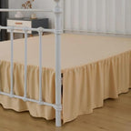 Bed Skirt Queen Size Ruffled Bed Skirts with Split Corners by xuandian