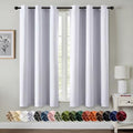 MIULEE Blackout Curtains for Bedroom 2 Panels 40x54 Inch Long Greyish White by MIULEE
