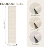 2'6''x10' Runner Rug Non Slip,Washable Kitchen Rugs,Beige - Image 2