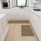 SUMLANS Kitchen Mat for Floor, Washable Non Slip Rugs, Brown - Image 5