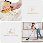 KIMODE Kitchen Anti Fatigue Mats, Farmhouse Abstract Kitchen Rugs Sets of 2 - Image 5