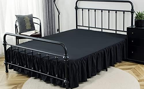 Bed Skirt Full Size Ruffled Bed Skirt with Split Corners - Image 7
