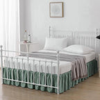 Bed Skirt Queen Size Ruffled Bed Skirt with Split Corners - Image 5