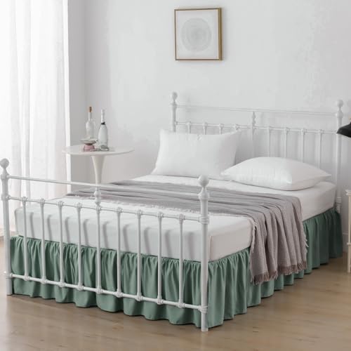 Bed Skirt King Size Ruffled Bed Skirt with Split Corners - Image 5