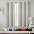 MIULEE Blackout Curtains for Bedroom 2 Panels 40x54 Inch Long Natural White by MIULEE