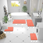 OLANLY Bathroom Runner Rugs 59x20, Extra Soft Absorbent Chenille Bath Rugs - Image 2