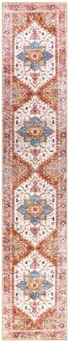 Yamaziot Washable Runner Rug, 2x10 Non-Slip Boho Hallway Kitchen Rug - Image 3