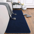 AROGAN Shag Runner Rug for Hallways, 2x6 Feet Washable Rugs, Navy Blue - Image 2