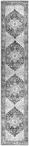 Yamaziot Washable Runner Rug, 2x10 Non-Slip Boho Hallway Kitchen Rug - Image 3