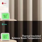 MIULEE Blackout Curtains for Bedroom 2 Panels 40 x 72 Inch Long Taupe - Image 3