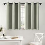 MIULEE Blackout Curtains for Bedroom 2 Panels 40 x 36 Inch Long Sage Green by MIULEE