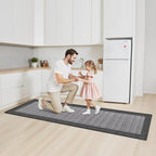 StepRite Kitchen Rugs, Kitchen Mats for Floor, 96"x20" Non-Slip Machine-Washable Kitchen Throw Rug, Absorbent Runner Rugs Office, Sink Standing Desk Mat, Decor Carpet, Grey - Image 6