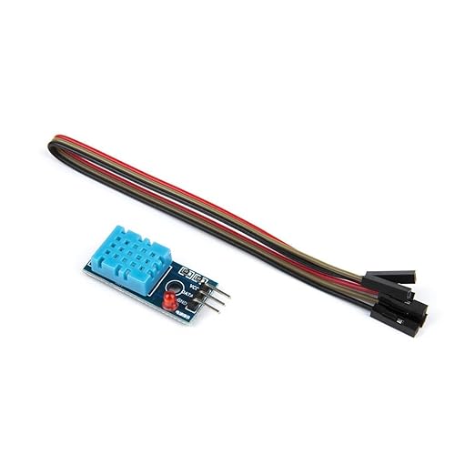 SHILLEHTEK DHT11 Temperature and Humidity Sensor Module with LED & Cable - Temperature Humidity Measurement for Arduino, Raspberry Pi, ESP32 and Other Microcontrollers, Electronic Practice DIY