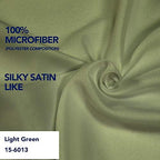 PureFit Wrap Around Ruffled Bed Skirt, Light Green, Twin/Full - 18" Drop - Image 6