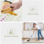 KIMODE Anti Fatigue Kitchen Mats for Floor, Floral Kitchen Rugs Set of 2 - Image 5