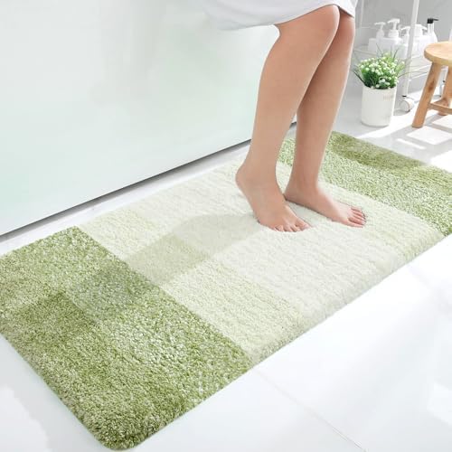 OLANLY Bathroom Runner Rug 47x24, Extra Soft Absorbent Microfiber Bath Rugs by OLANLY