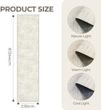 2x8 Runner Rug Non Slip,Washable Hallway Runner Rug,Beige - Image 2