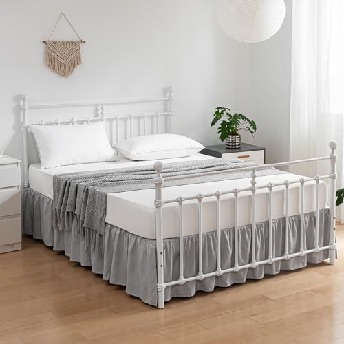 Bed Skirt Full Size Ruffled Bed Skirts with Split Corners - Image 3