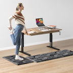 LuxStep Kitchen Mats for Floor,0.47 inch Thicker Cushioned Rug Anti-Fatigue Mats for Kitchen Decor Accessories,Waterproof Non-Slip Mats and Rugs Set for Office,Laundry 17.3"×29"+17.3"×60",Black - Image 7