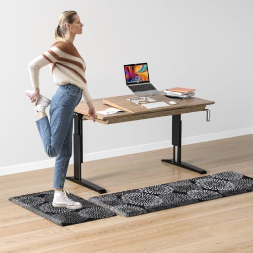 LuxStep Kitchen Mats for Floor,0.47 inch Thicker Cushioned Rug Anti-Fatigue Mats for Kitchen Decor Accessories,Waterproof Non-Slip Mats and Rugs Set for Office,Laundry 17.3"×29"+17.3"×60",Black - Image 7
