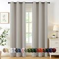 MIULEE Blackout Curtains for Bedroom 2 Panels 40 x 72 Inch Long Natural by MIULEE