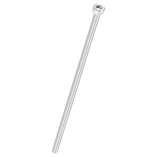 Kozelo 4pcs Socket Head Cap Screws - [M3-0.5 x 130mm] 304 Stainless Steel Allen Socket Drive for Electrical Motor 3D Printing Fan Engine Replacement Use, Silver