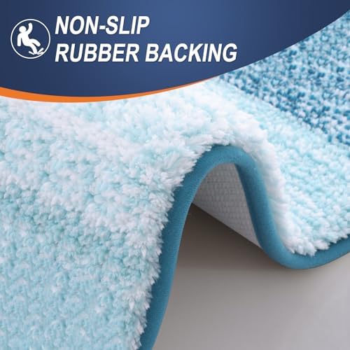 OLANLY Bathroom Runner Rug 59x24, Extra Soft Absorbent Microfiber Bath Rugs - Image 4