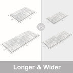 KIMODE Anti Fatigue Kitchen Mats for Floor,Farmhouse Kitchen Rugs Sets of 2 - Image 2