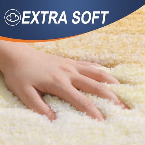 OLANLY Bathroom Runner Rug 47x24, Extra Soft Absorbent Microfiber Bath Rugs - Image 3
