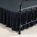 Bed Skirt Twin Size Ruffled Bed Skirt with Split Corners by xuandian