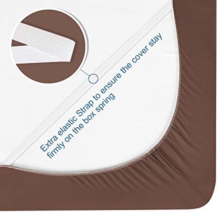 Box Spring Cover Queen Size with Smooth and Elastic Woven Material - Image 4