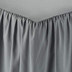 Amazon Basics Wrinkle Resistant Machine Washable Ruffled Bed Skirt, Fade Resistant 100% Microfiber with 16" Drop, Queen, Dark Grey - Image 3