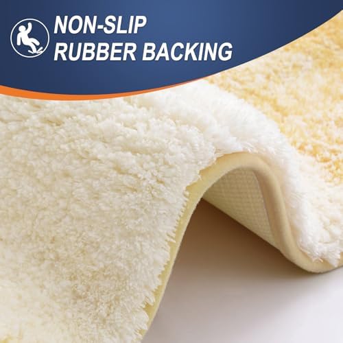 OLANLY Bathroom Runner Rug 59x24, Extra Soft Absorbent Microfiber Bath Rugs - Image 5