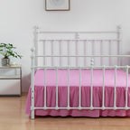 Bed Skirt Queen Size Ruffled Bed Skirts with Split Corners - Image 6