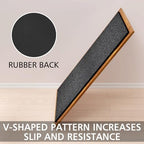 SUMLANS Kitchen Mat Set of 2 PCS, Cushioned Non Slip Rugs for Kitchen Floor, Absorbent Runner Comfort Standing Mats Washable for Kitchen, Office, Home (Black-Velvet, 17.3"x47"+17.3"x30") - Image 4