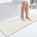 OLANLY Bathroom Runner Rugs 47x17, Extra Soft Absorbent Chenille Bath Rugs by OLANLY